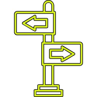 yönler web simgesi basit tasarım 