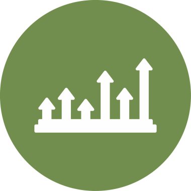 Sonuçlar düz simge, vektör illüstrasyonu