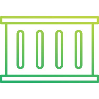 kabuk ağ simgesi vektör illüstrasyonu