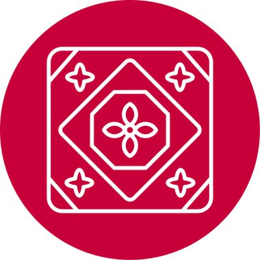 Döşeme. Web simgesi basit illüstrasyon