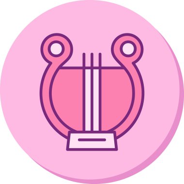 Lir. Web simgesi basit illüstrasyon                      