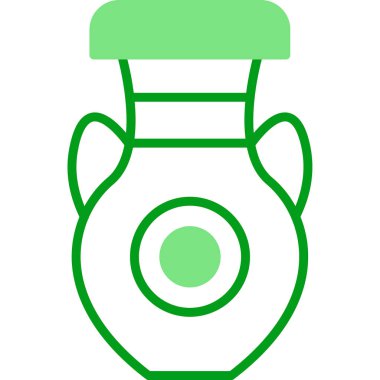 vazo ağ simgesi, vektör illüstrasyonu