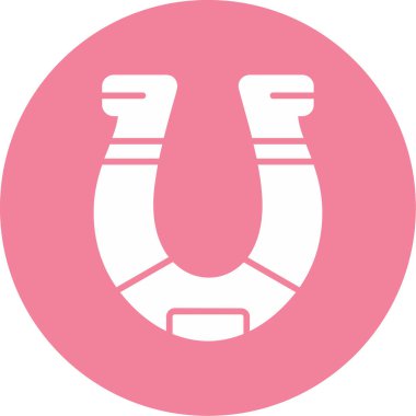 At nalı. Web simgesi basit illüstrasyon 