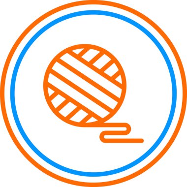 Yün ağ ikonu vektör illüstrasyonu