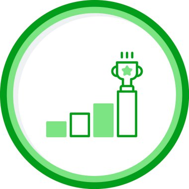 goal icon, vector illustration simple design