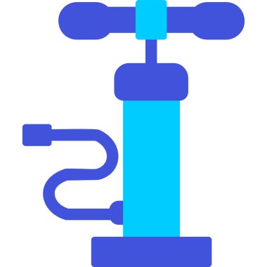 Hava pompası. Web simgesi basit illüstrasyon         