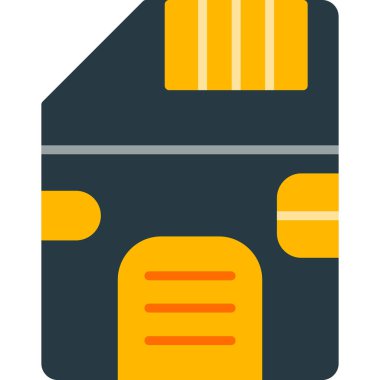 SD kart simgesi vektör illüstrasyonu