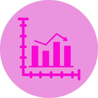 çubuk grafik vektör illüstrasyonu