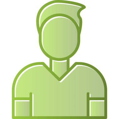 çalışan simgesi, vektör illüstrasyonu basit tasarım