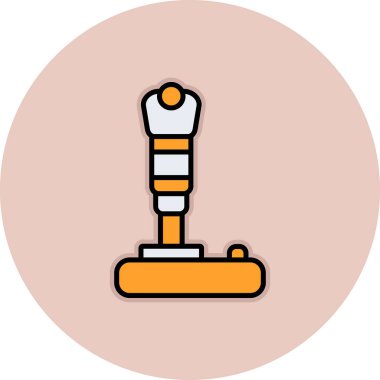 Modern joystick simgesinin vektör çizimi                             