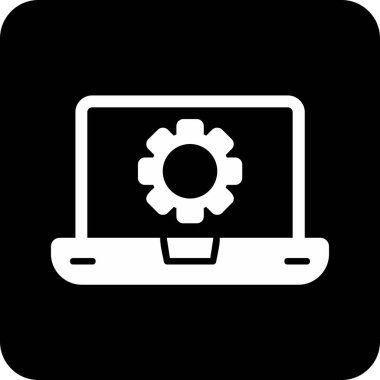 Yazılım web simgesi vektör illüstrasyonu