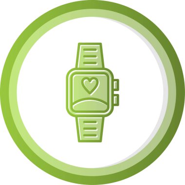 smartwatch simgesi, vektör illüstrasyonu 