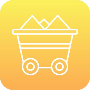 cart web simgesi basit illüstrasyon 