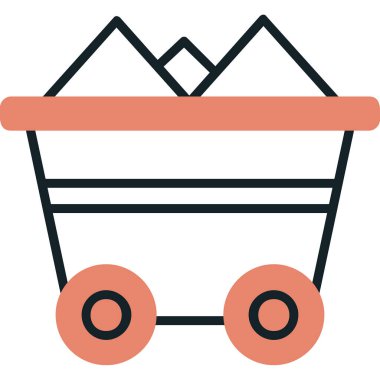 cart web simgesi basit illüstrasyon 