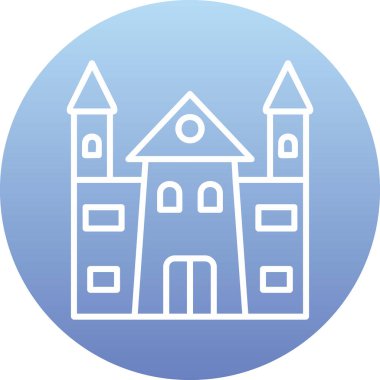 Castle vektör resimleme tasarımı