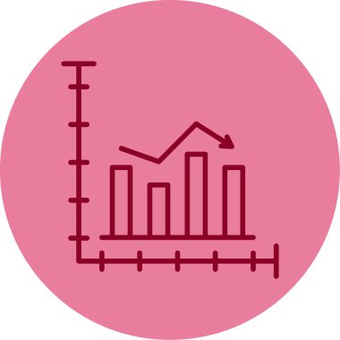 çubuk grafik vektör illüstrasyonu