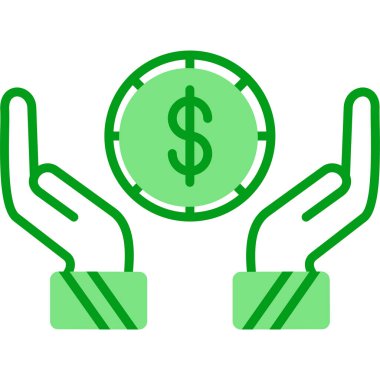 Açık Ekonomi ikonu vektör illüstrasyonu          