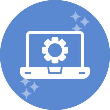 Yazılım web simgesi vektör illüstrasyonu