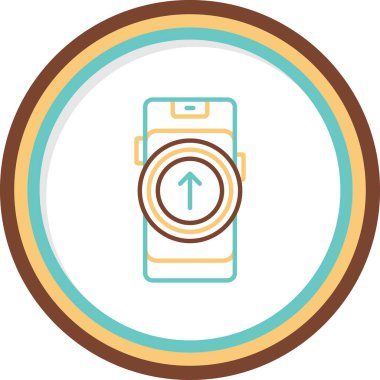 mobil uygulama güncellenmiş simge, vektör illüstrasyonu basit tasarım