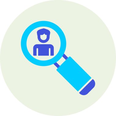 Asker Adayı Web simgesi vektör illüstrasyonu