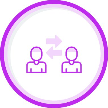 Kişilerarası iş adamlarının vektör çizimi