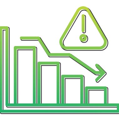 Kriz web simgesi vektör illüstrasyonu