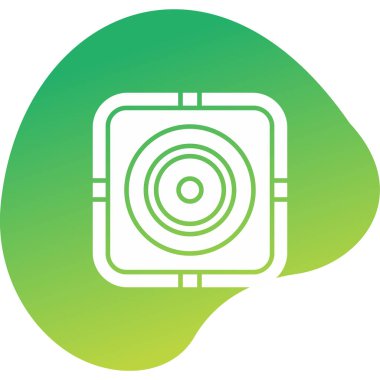 ses kayıt simgesi, vektör illüstrasyonu basit tasarım