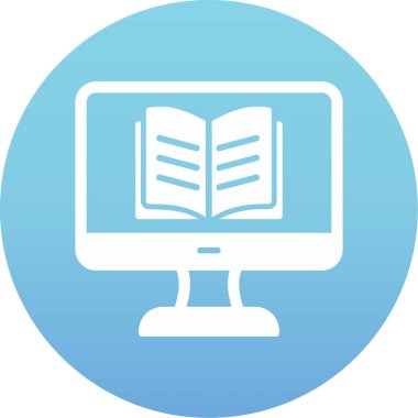 Özel ders. Web simgesi basit illüstrasyon