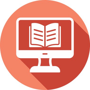 Özel ders. Web simgesi basit illüstrasyon