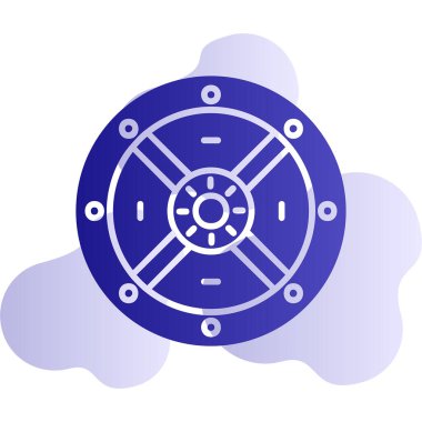 Ağ için koruma kalkanı vektör simgesi 