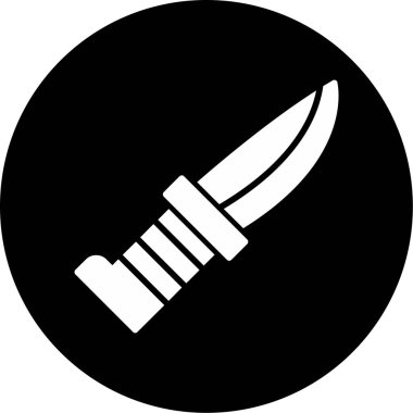bıçak simgesi vektör illüstrasyonu