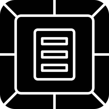 Web sitesi menü simgesi, vektör illüstrasyonu basit tasarım