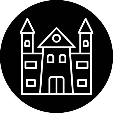 Castle vektör resimleme tasarımı