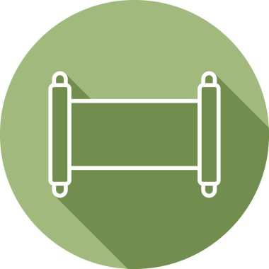 Eski Parşömen Web simgesi vektör çizimi