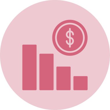 Yatırım simgesi vektör illüstrasyon tasarımı 