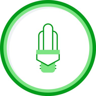 Ampul simgesinin vektör illüstrasyonu 