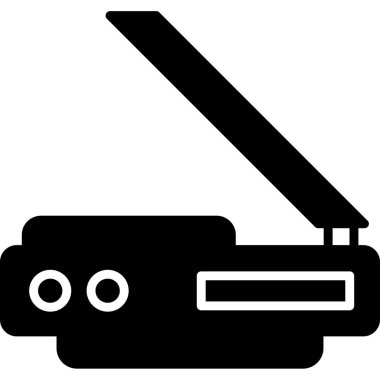 Tarayıcı. Web simgesi basit illüstrasyon 