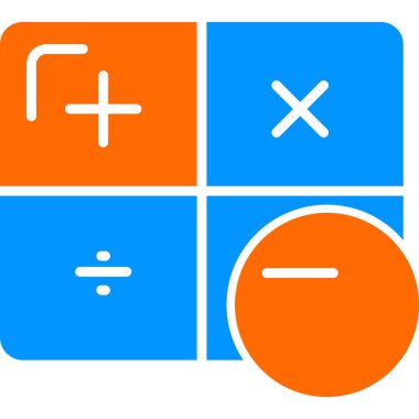 hesap makinesi vektör simgesi modern basit vektör çizimi
