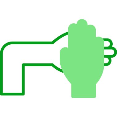 Kendini Sınırla Ağ simgesi basit illüstrasyon 