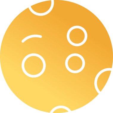 Merkür web simgesi vektör illüstrasyonu