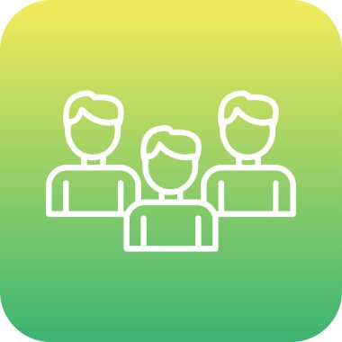 vector illustration of Group people icon 