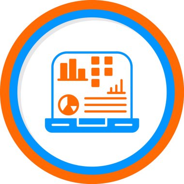 Eğilim biçimi izole edilmiş arka planda mali simge 