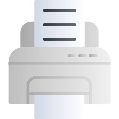 printer web icon simple illustration 