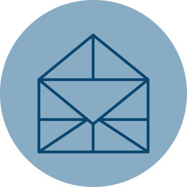 zarf web simgesi, vektör illüstrasyonu