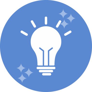 Fikir simgesinin vektör illüstrasyonu 