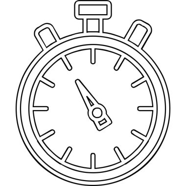 Kronometre simgesi çizimi