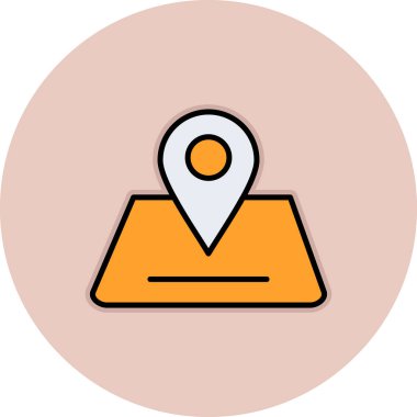 Yer tutucu. Web simgesi basit illüstrasyon