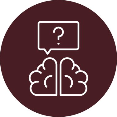 Quiz web simgesi vektör illüstrasyonu