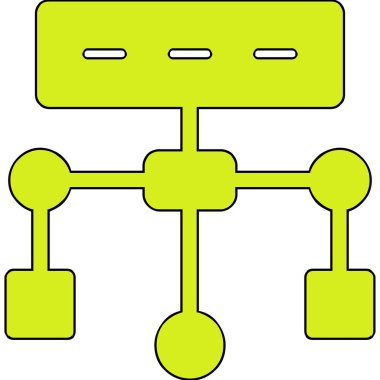 vector illustration of modern Algorithm icon            