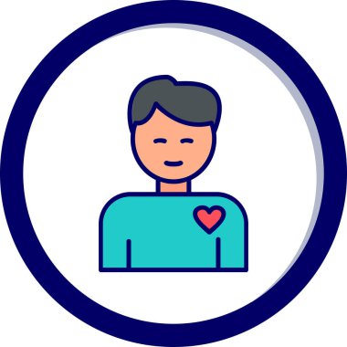 Gönüllü ağ simgesi basit illüComment